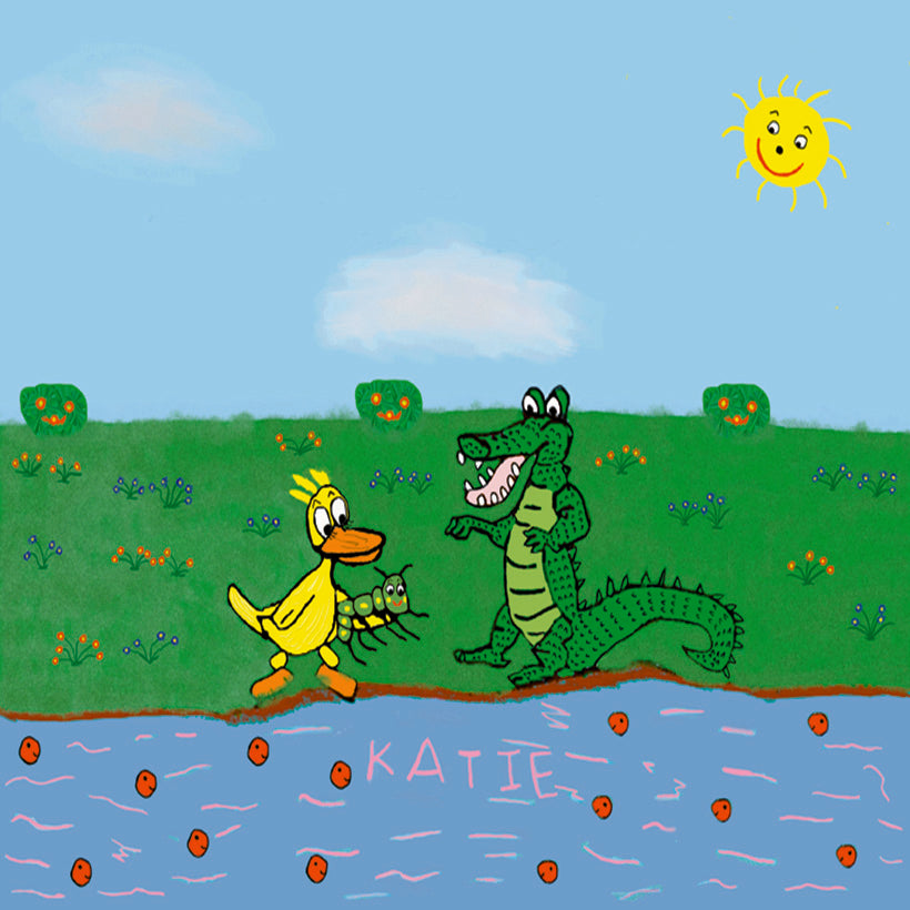 KATIE CATERPILLAR LEARNS HOW TO SWIM - Read-Aloud Book